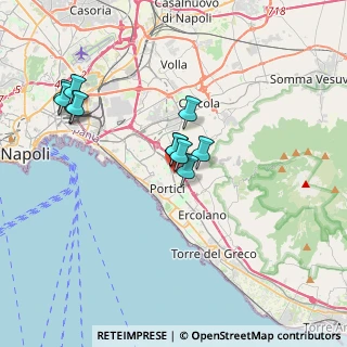 Mappa Via Dalbono, 80055 Portici NA, Italia (3.41455)