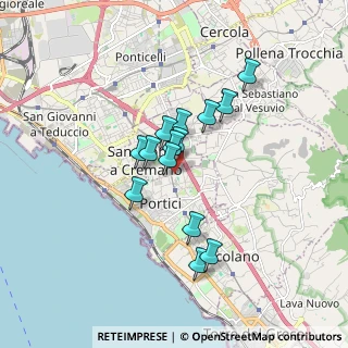 Mappa Via Dalbono, 80055 Portici NA, Italia (1.38643)