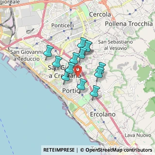 Mappa Via Dalbono, 80055 Portici NA, Italia (1.21846)