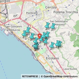 Mappa Via Dalbono, 80055 Portici NA, Italia (1.35563)