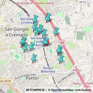 Mappa Via Picenna, 80055 San Giorgio a Cremano NA, Italia (0.438)