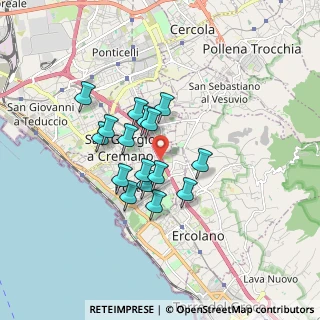 Mappa A3 Napoli - Reggio Calabria, 80055 Portici NA, Italia (1.39938)