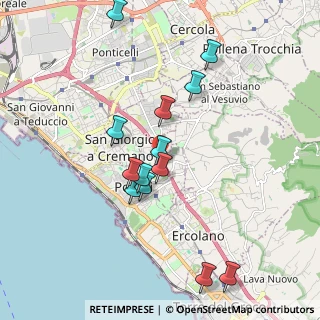 Mappa A3 Napoli - Reggio Calabria, 80055 Portici NA, Italia (1.98769)