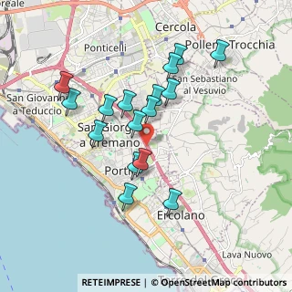Mappa A3 Napoli - Reggio Calabria, 80055 Portici NA, Italia (1.78188)
