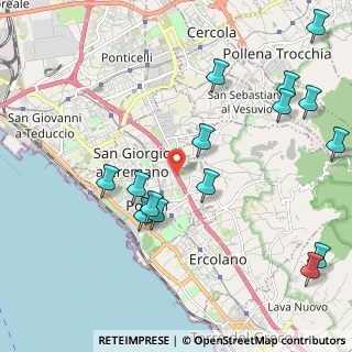 Mappa A3 Napoli - Reggio Calabria, 80055 Portici NA, Italia (2.70067)