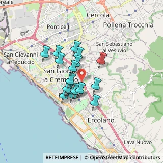 Mappa A3 Napoli - Reggio Calabria, 80055 Portici NA, Italia (1.30278)