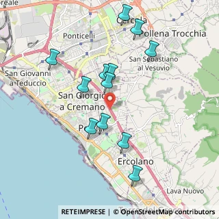 Mappa A3 Napoli - Reggio Calabria, 80055 Portici NA, Italia (2.03583)