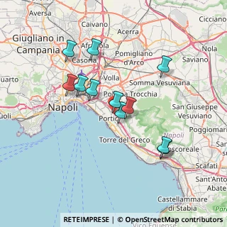 Mappa A3 Napoli - Reggio Calabria, 80055 Portici NA, Italia (6.82636)