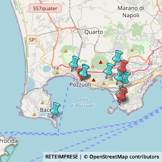 Mappa Via Dante Alighieri, 80078 Pozzuoli NA, Italia (3.55167)