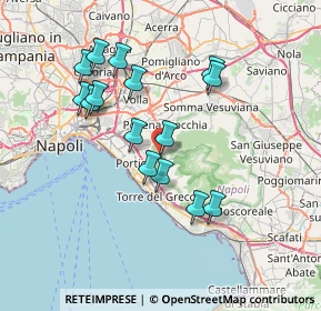 Mappa Via Marsiglia, 80056 Ercolano NA, Italia (7.23867)