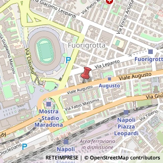 Mappa Viale di Augusto, 148, 80121 Napoli, Napoli (Campania)