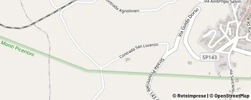 Mappa Bagnoli Irpino