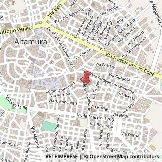 Mappa Via Mestre, 2, 70022 Altamura, Bari (Puglia)