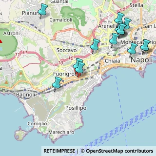 Mappa Piazza Italia, 80125 Napoli NA, Italia (2.84867)