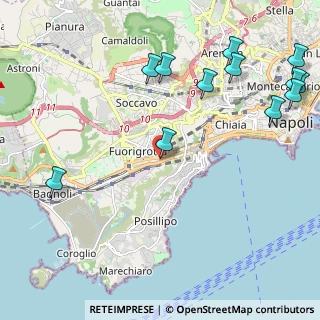 Mappa Viale di Augusto, 80126 Napoli NA, Italia (3.02667)