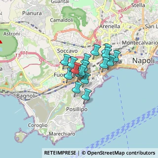Mappa Piazza Italia, 80125 Napoli NA, Italia (1.02647)