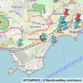 Mappa Piazza Italia, 80125 Napoli NA, Italia (2.95667)