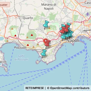 Mappa Via Cuma a Fuorigrotta, 80125 Napoli NA, Italia (3.84923)