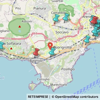 Mappa Via Cuma a Fuorigrotta, 80125 Napoli NA, Italia (3.68286)