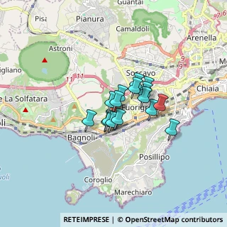 Mappa Via Cuma a Fuorigrotta, 80125 Napoli NA, Italia (1.03625)