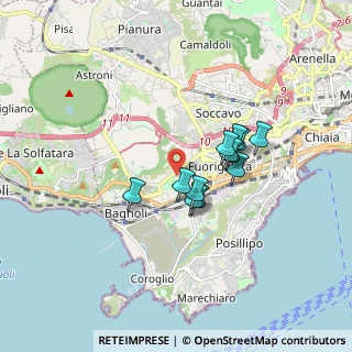 Mappa Via Cuma a Fuorigrotta, 80125 Napoli NA, Italia (1.3425)