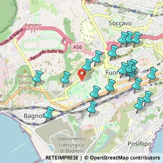Mappa Via Cuma a Fuorigrotta, 80125 Napoli NA, Italia (1.2425)