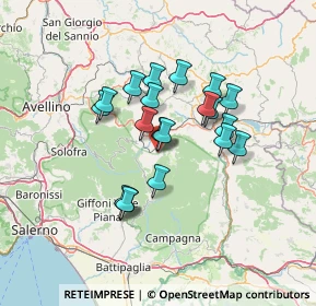 Mappa Via Aldo Moro, 83043 Bagnoli Irpino AV, Italia (11.557)