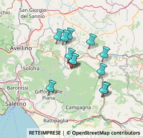 Mappa Via Aldo Moro, 83043 Bagnoli Irpino AV, Italia (11.44333)