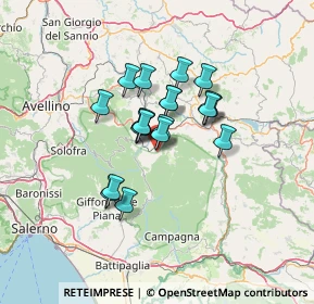 Mappa Via Aldo Moro, 83043 Bagnoli Irpino AV, Italia (9.8805)