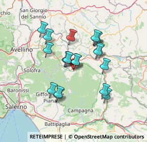 Mappa Via Aldo Moro, 83043 Bagnoli Irpino AV, Italia (12.3705)