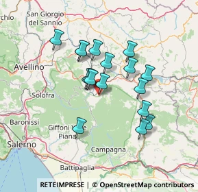 Mappa Via Aldo Moro, 83043 Bagnoli Irpino AV, Italia (12.34765)