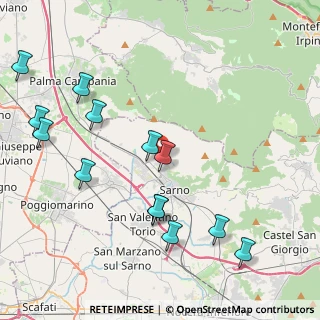 Mappa Via Casamonica Lungo, 84087 Sarno SA, Italia (5.18077)