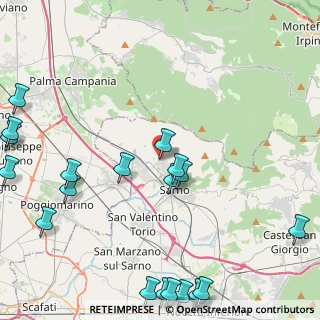 Mappa Via Casamonica Lungo, 84087 Sarno SA, Italia (6.761)