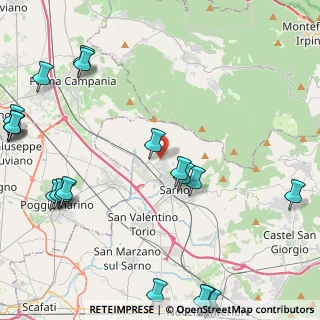 Mappa Via Casamonica Lungo, 84087 Sarno SA, Italia (6.783)
