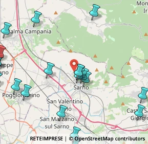 Mappa Via Casamonica Lungo, 84087 Sarno SA, Italia (6.087)