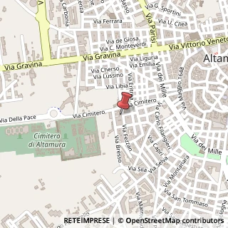 Mappa Via Fezzan, 10, 70022 Altamura, Bari (Puglia)