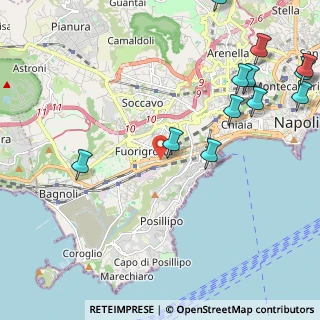 Mappa Viale di Augusto, 80121 Napoli NA, Italia (3.06917)