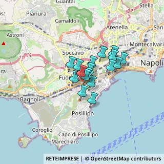 Mappa Viale di Augusto, 80121 Napoli NA, Italia (1.06647)