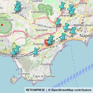 Mappa Viale di Augusto, 80121 Napoli NA, Italia (2.84933)