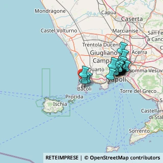 Mappa Via Cornelia dei Gracchi, 80070 Bacoli NA, Italia (14.0735)