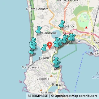 Mappa Via J.M.W.Turner, 80070 Bacoli NA, Italia (1.5415)