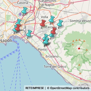 Mappa Via Salvatore Pagliano, 80055 Portici NA, Italia (3.73615)