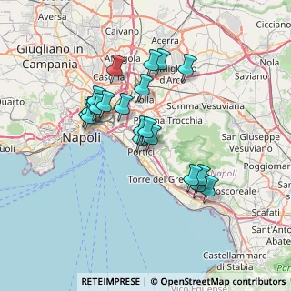 Mappa Via Salvatore Pagliano, 80055 Portici NA, Italia (6.5815)