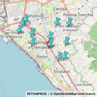 Mappa Via Salvatore Pagliano, 80055 Portici NA, Italia (1.99167)