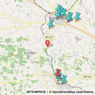Mappa Strada Comunale La Russa, 70017 Putignano BA, Italia (3.18)