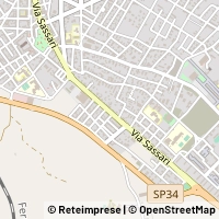 Map Porto Torres