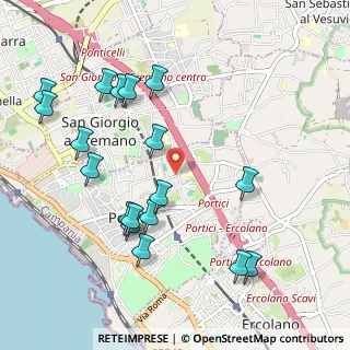 Mappa Via Luigi Zuppetta, 80055 Portici NA, Italia (1.21111)