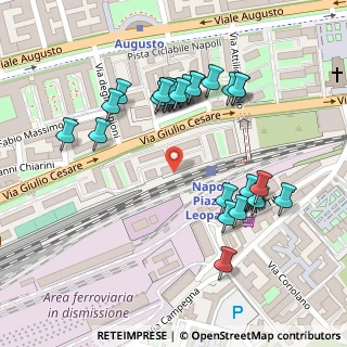 Mappa Piazzale Campi Flegrei, 80125 Napoli NA, Italia (0.11)
