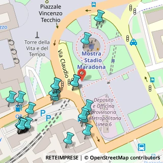 Mappa Piazza Giorgio Ascarelli, 80125 Napoli NA, Italia (0.092)