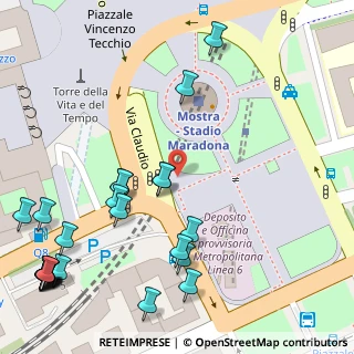 Mappa Piazzale Vincenzo Tecchio, 80125 Napoli NA, Italia (0.092)